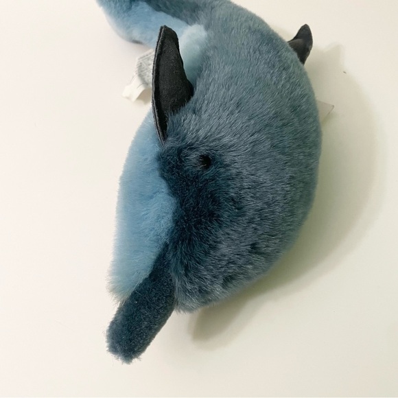 Vintage 1986 Gund Brand Blue Bottle Nosed Dolphin Stuffed Animal Plush - Picture 13 of 16